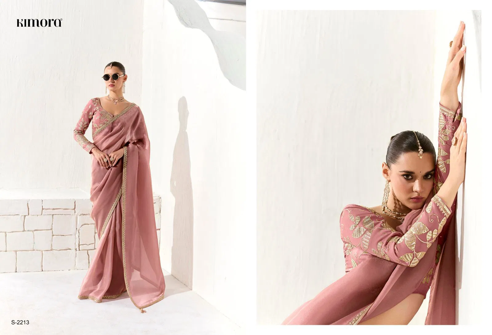 Runway By Kimora Organza Tissue Designer Saree Wholesale Shop In Surat
